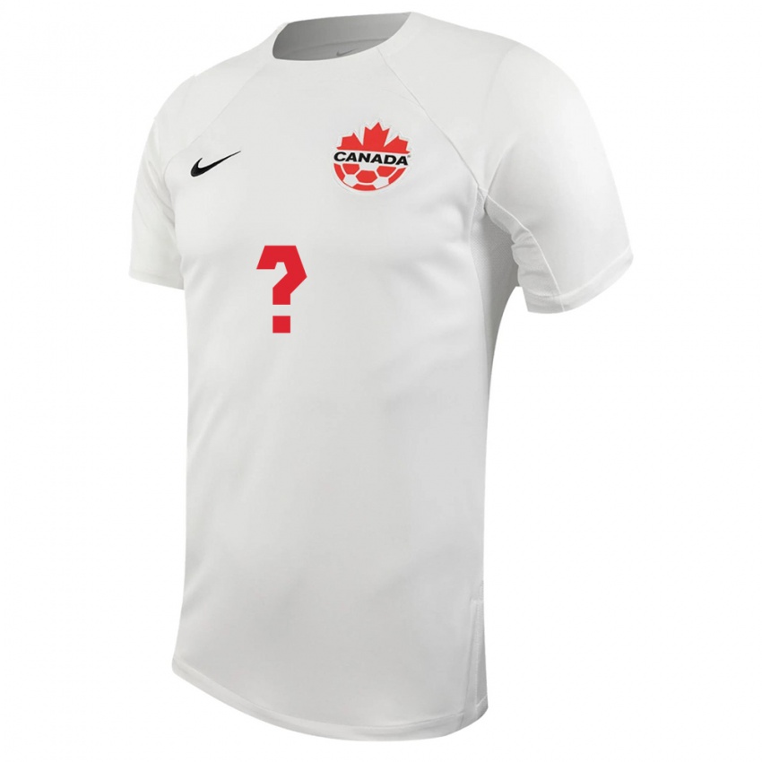 Niño Camiseta Canadá Alexander Sarakinis #0 Blanco 2ª Equipación 24-26 La Camisa