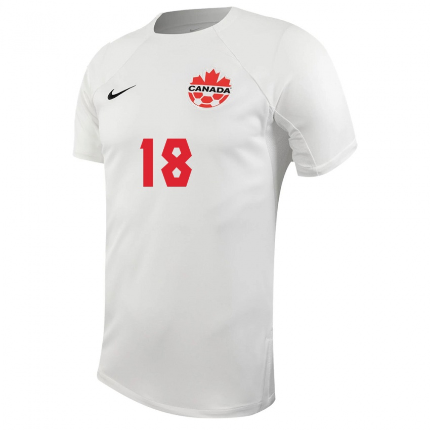 Niño Camiseta Canadá Milan Borjan #18 Blanco 2ª Equipación 24-26 La Camisa