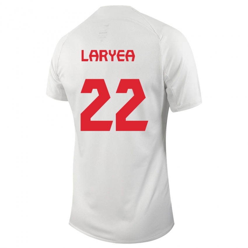 Niño Camiseta Canadá Richie Laryea #22 Blanco 2ª Equipación 24-26 La Camisa