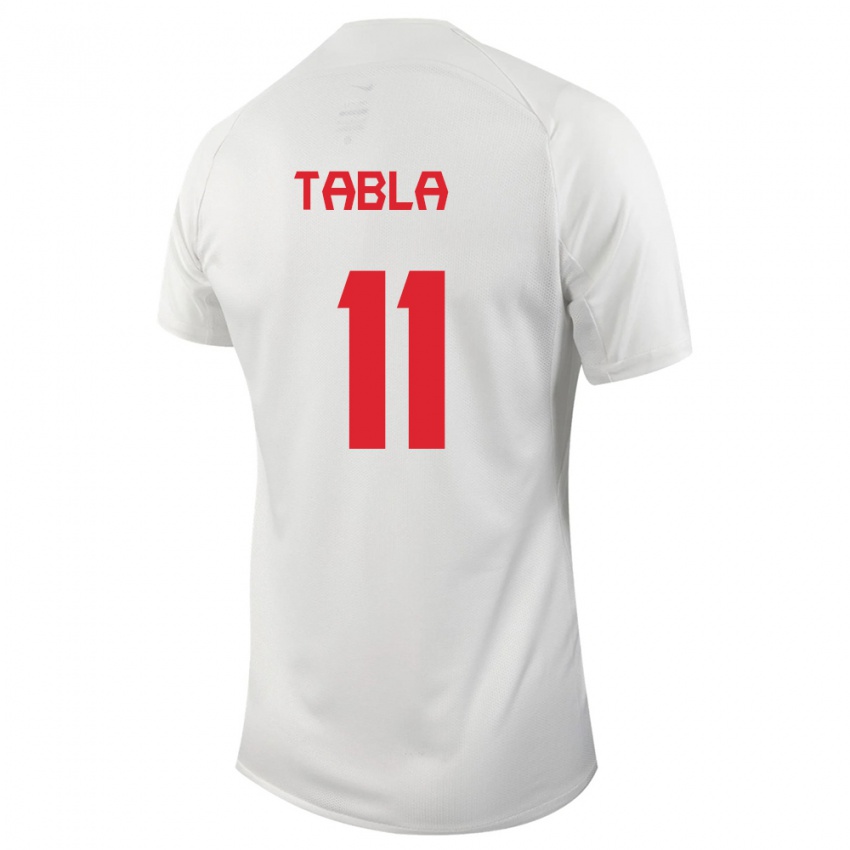 Niño Camiseta Canadá Ballou Tabla #11 Blanco 2ª Equipación 24-26 La Camisa