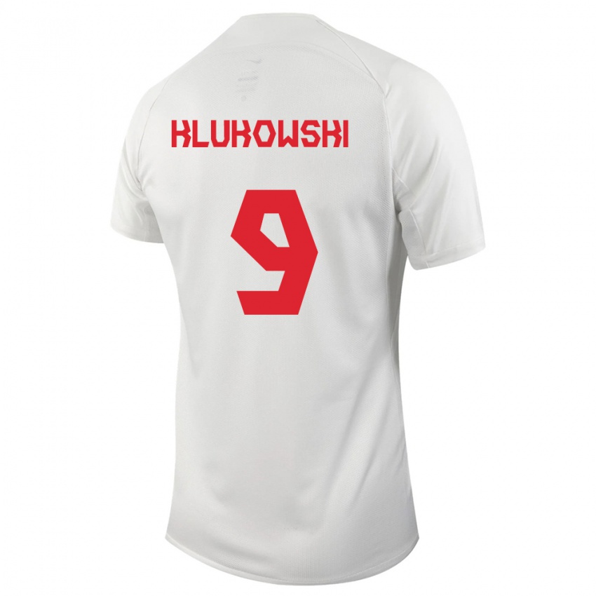 Niño Camiseta Canadá Antoni Klukowski #9 Blanco 2ª Equipación 24-26 La Camisa