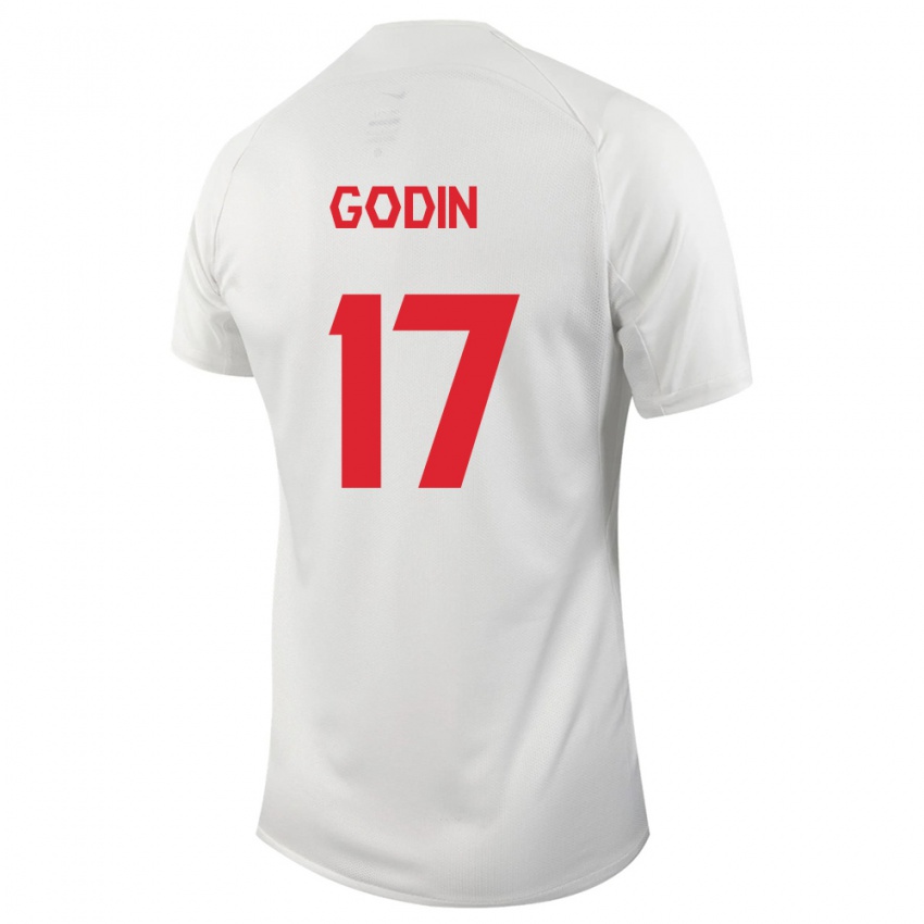 Niño Camiseta Canadá Étienne Godin #17 Blanco 2ª Equipación 24-26 La Camisa