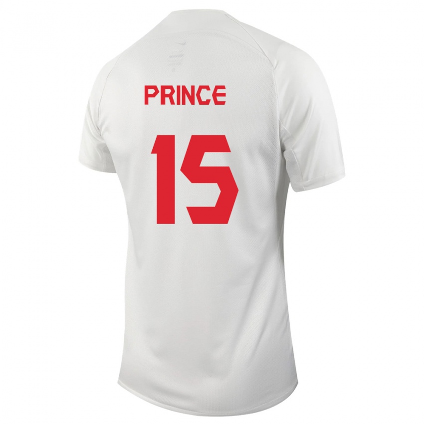 Niño Camiseta Canadá Nichelle Prince #15 Blanco 2ª Equipación 24-26 La Camisa