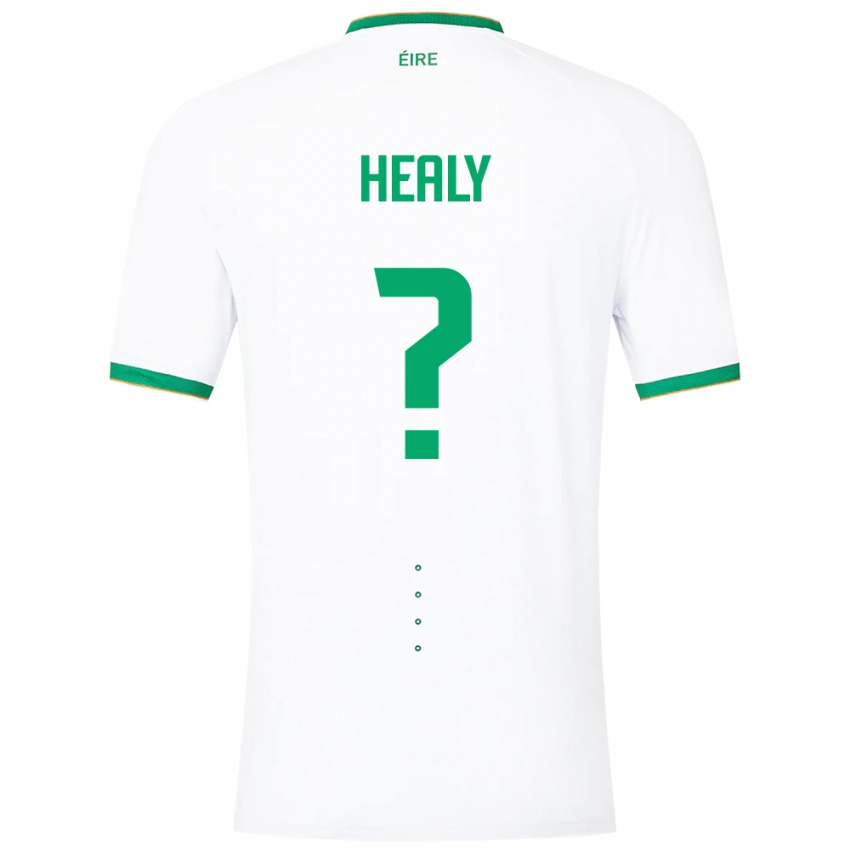 Niño Camiseta Irlanda Matthew Healy #0 Blanco 2ª Equipación 24-26 La Camisa