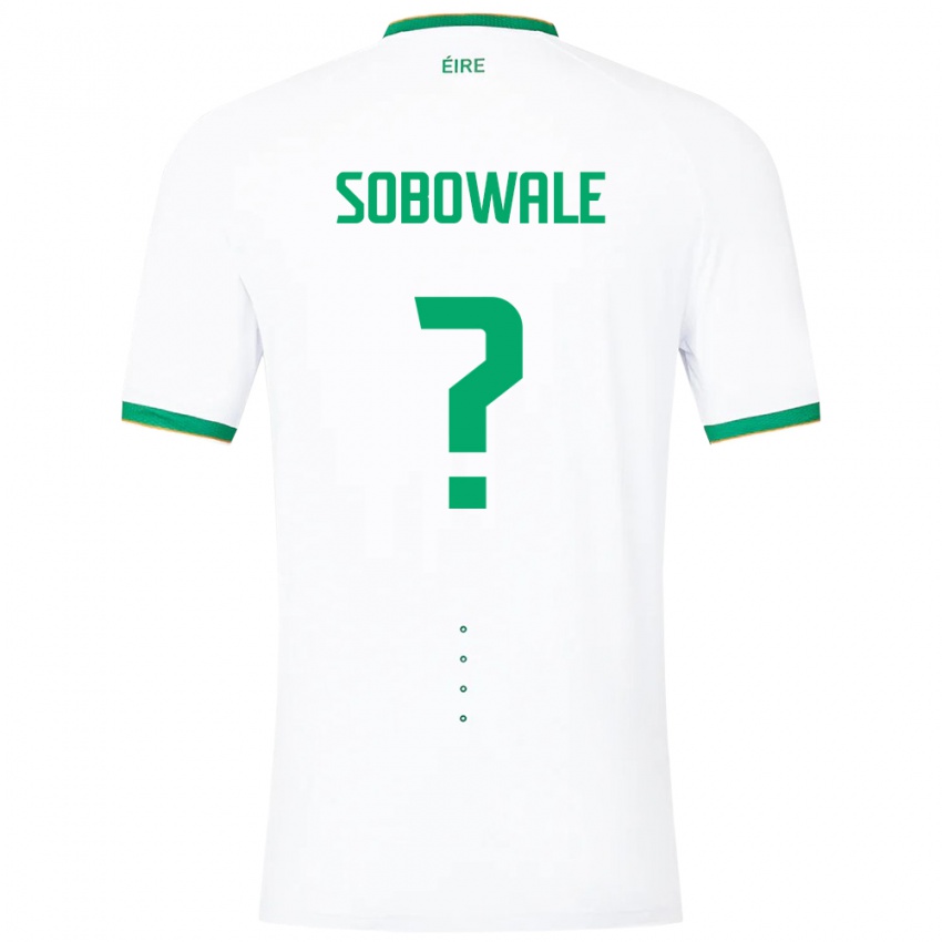 Niño Camiseta Irlanda Timi Sobowale #0 Blanco 2ª Equipación 24-26 La Camisa