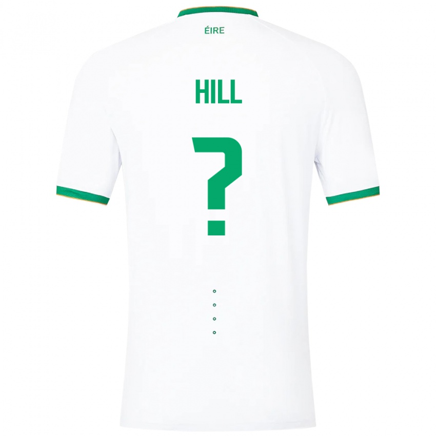 Niño Camiseta Irlanda Tom Hill #0 Blanco 2ª Equipación 24-26 La Camisa