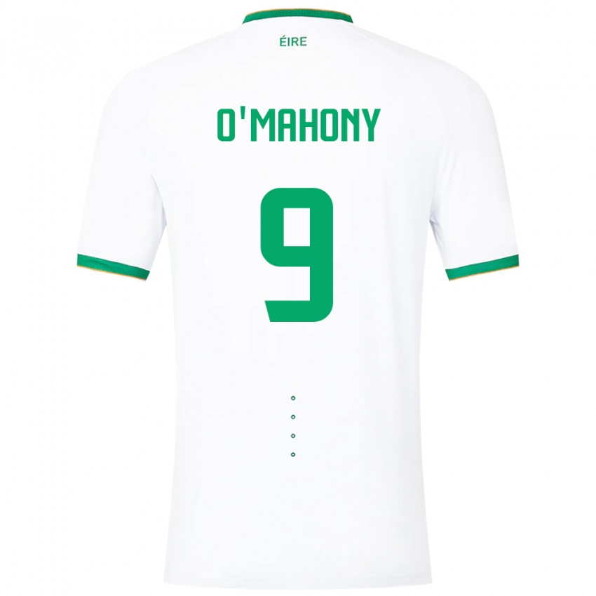Niño Camiseta Irlanda Mark O'mahony #9 Blanco 2ª Equipación 24-26 La Camisa