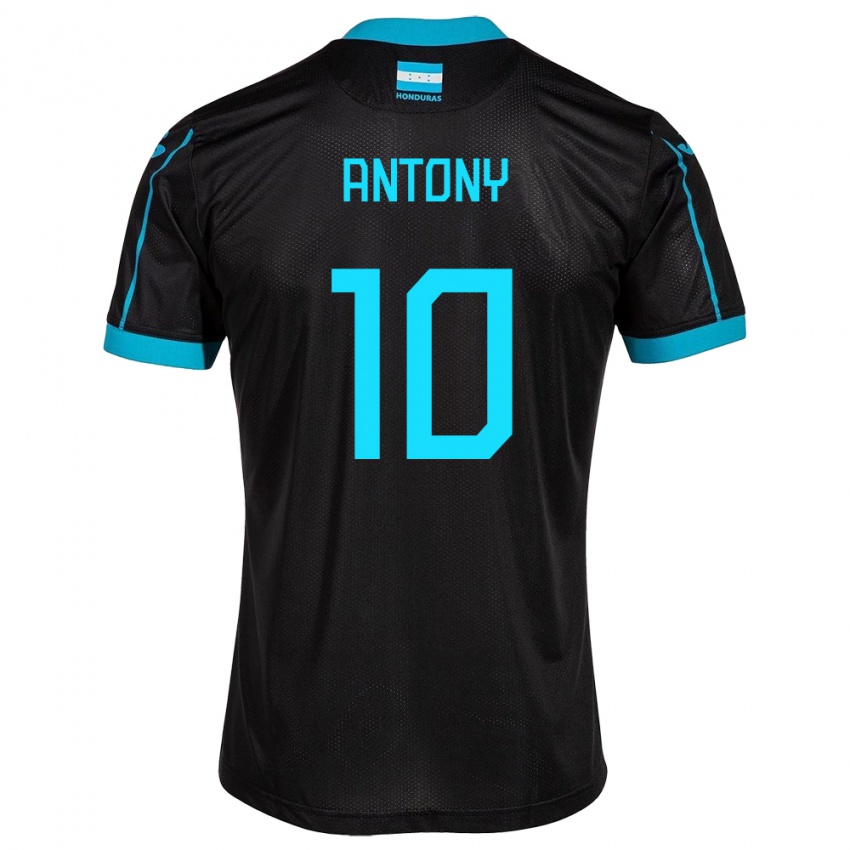 Niño Camiseta Honduras Antony García #10 Negro 2ª Equipación 24-26 La Camisa