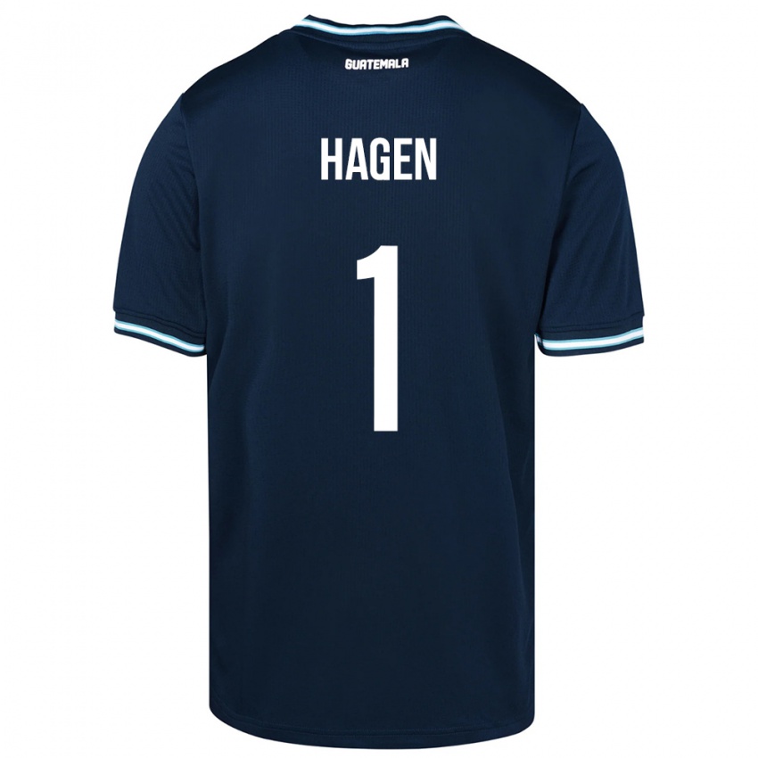 Niño Camiseta Guatemala Nicholas Hagen #1 Azul 2ª Equipación 24-26 La Camisa