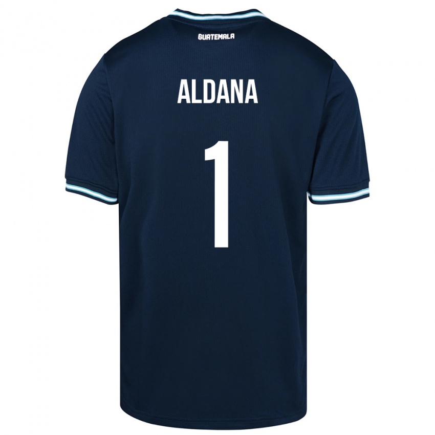 Niño Camiseta Guatemala David Aldana #1 Azul 2ª Equipación 24-26 La Camisa