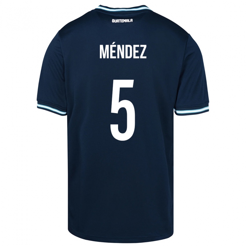 Niño Camiseta Guatemala Diego Méndez #5 Azul 2ª Equipación 24-26 La Camisa