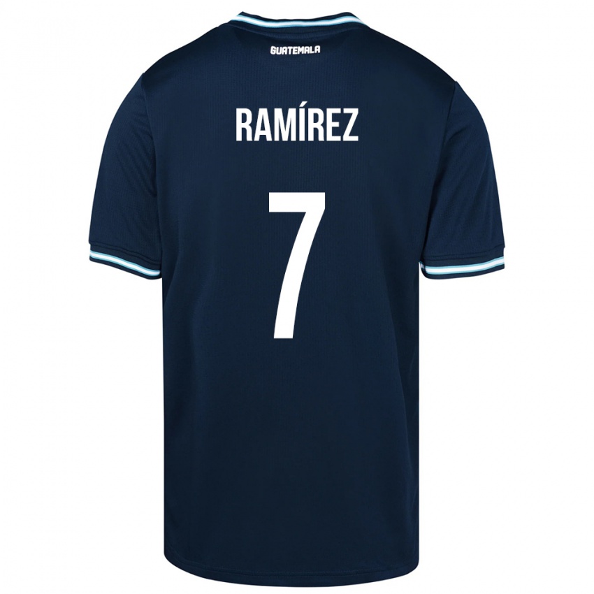 Niño Camiseta Guatemala Leslie Ramírez #7 Azul 2ª Equipación 24-26 La Camisa