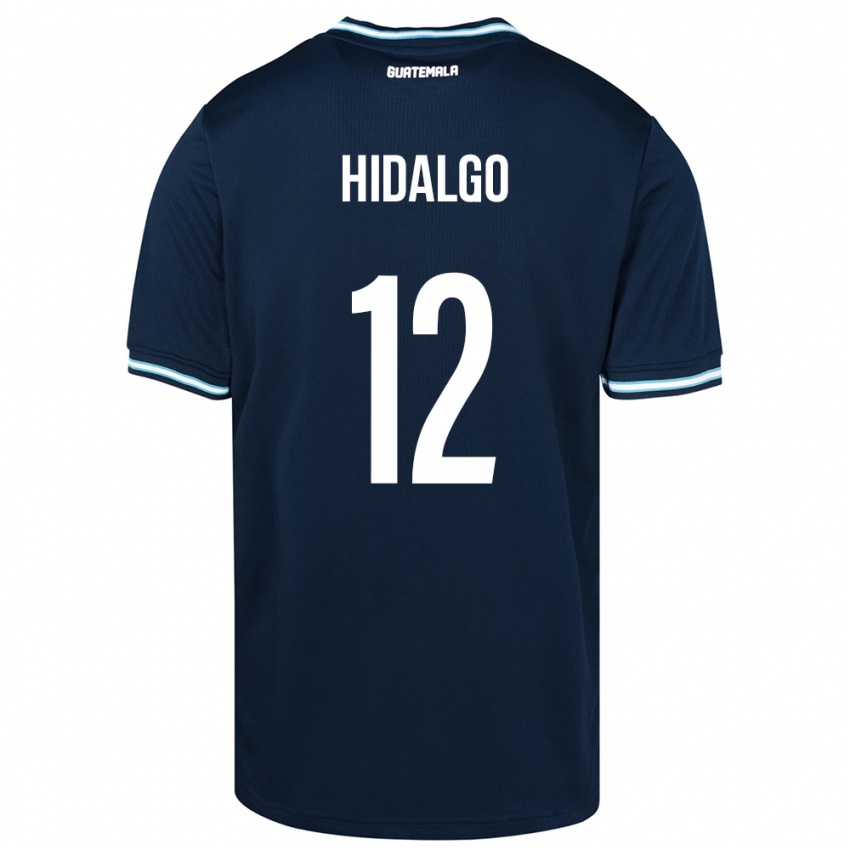 Niño Camiseta Guatemala Angie Hidalgo #12 Azul 2ª Equipación 24-26 La Camisa