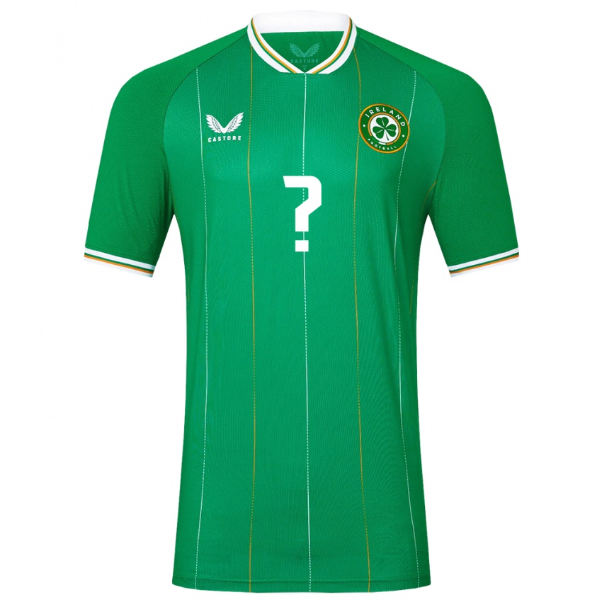Hombre Camiseta Irlanda Su Nombre #0 Verde 1ª Equipación 24-26 La Camisa