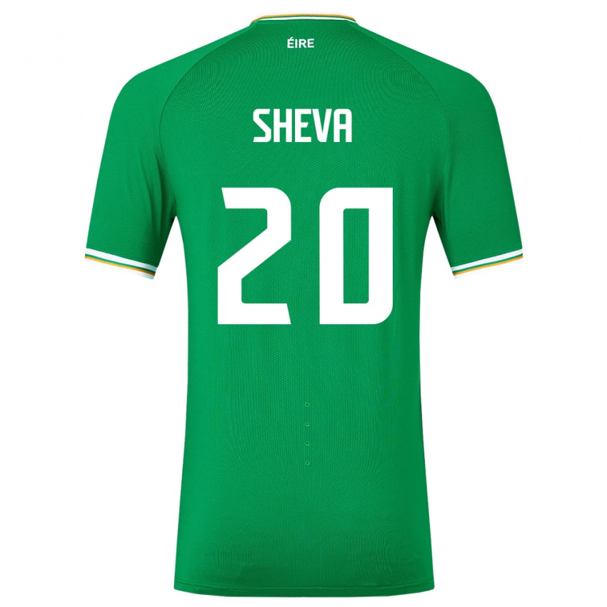 Hombre Camiseta Irlanda Marissa Sheva #20 Verde 1ª Equipación 24-26 La Camisa
