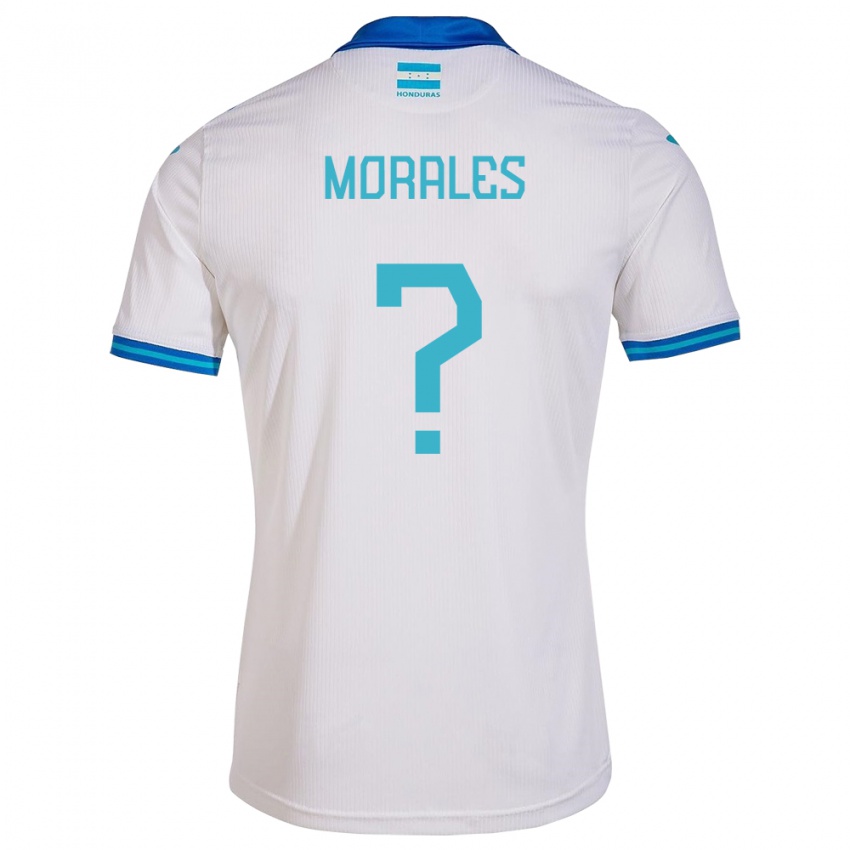 Hombre Camiseta Honduras Melida Morales #0 Blanco 1ª Equipación 24-26 La Camisa