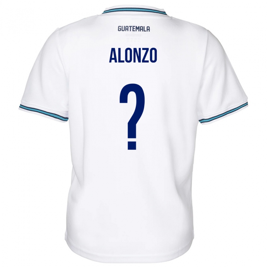 Hombre Camiseta Guatemala Anya Alonzo #0 Blanco 1ª Equipación 24-26 La Camisa