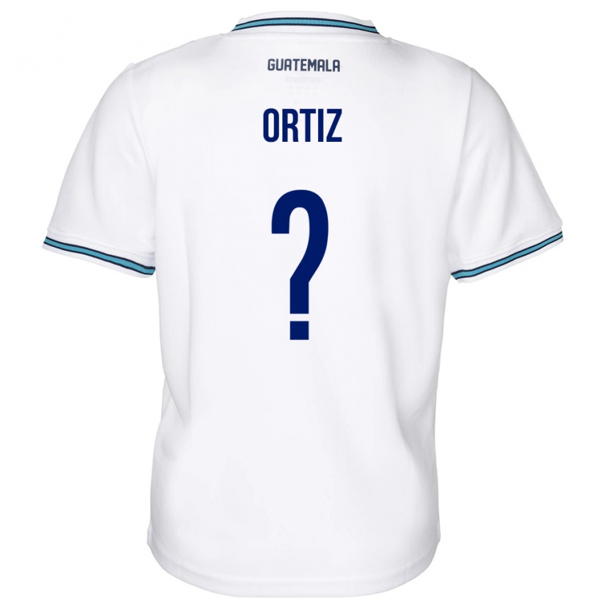 Hombre Camiseta Guatemala Jenifer Ortiz #0 Blanco 1ª Equipación 24-26 La Camisa