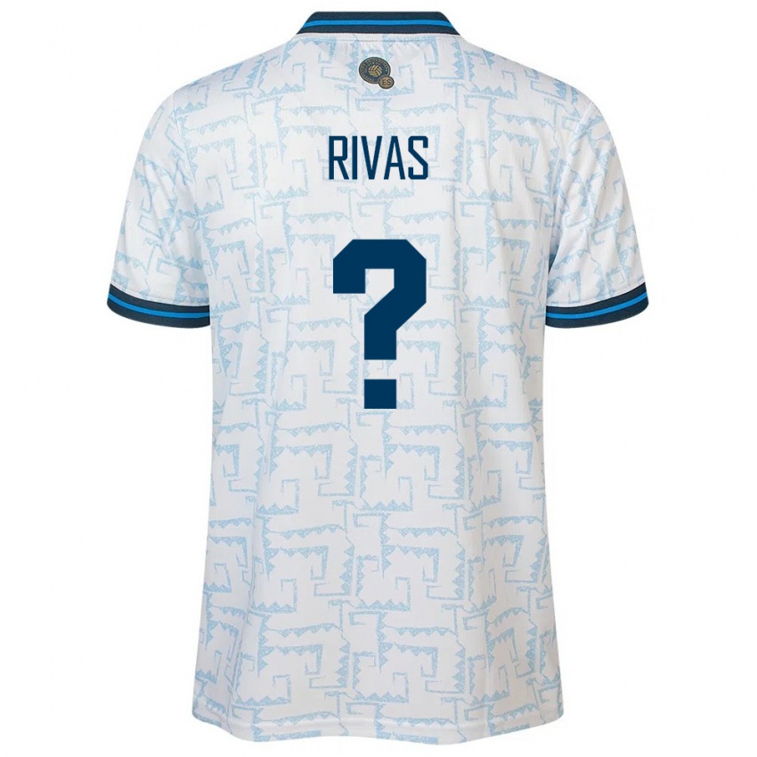 Hombre Camiseta El Salvador Joseline Rivas #0 Blanco 2ª Equipación 24-26 La Camisa