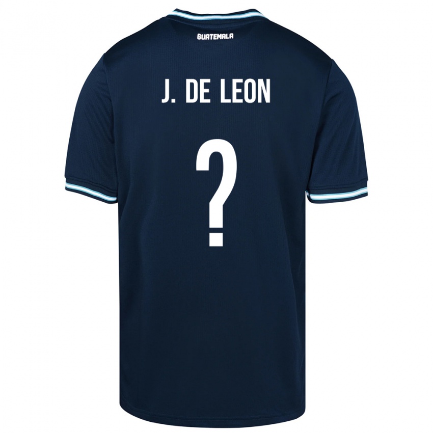 Hombre Camiseta Guatemala Jose De Leon #0 Azul 2ª Equipación 24-26 La Camisa