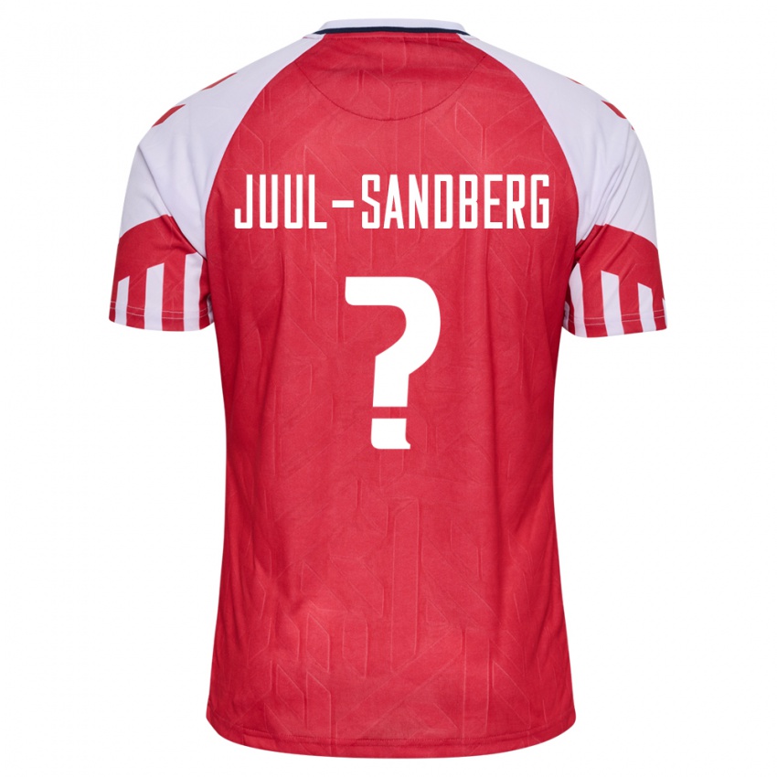 Mujer Camiseta Dinamarca Nikolaj Juul-Sandberg #0 Rojo 1ª Equipación 24-26 La Camisa