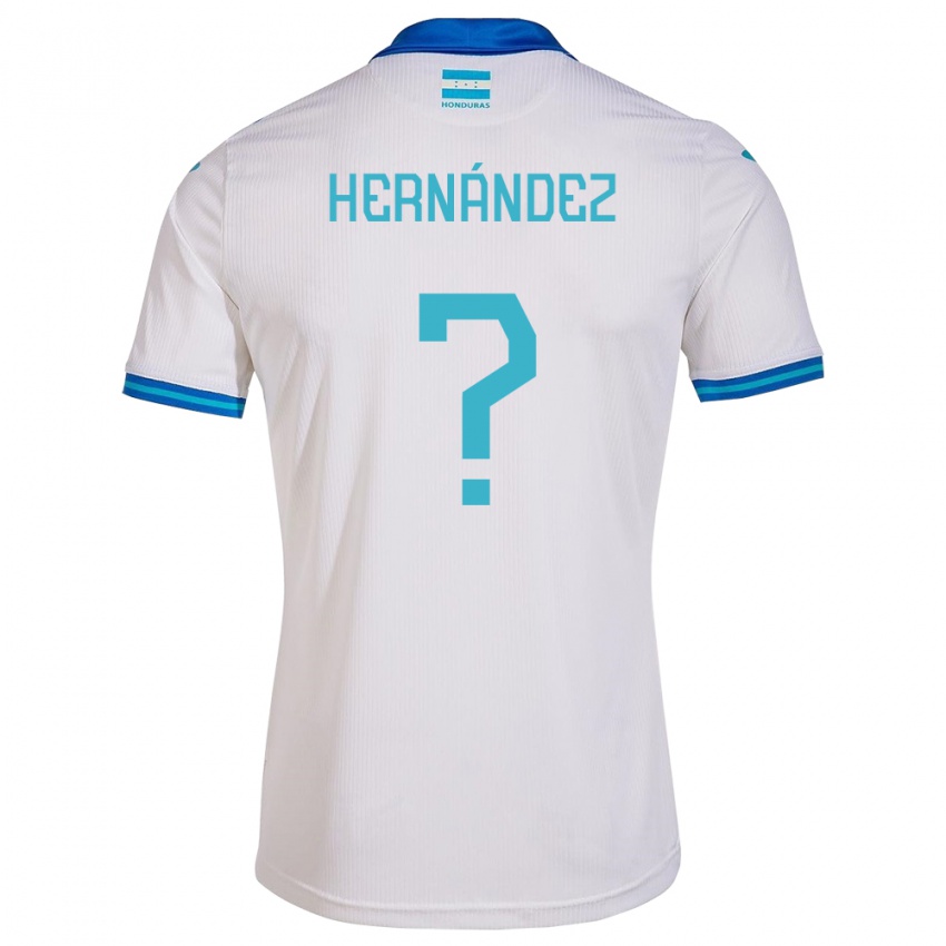 Mujer Camiseta Honduras Riccy Hernández #0 Blanco 1ª Equipación 24-26 La Camisa