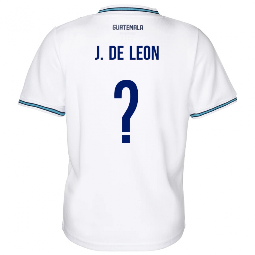 Mujer Camiseta Guatemala Jose De Leon #0 Blanco 1ª Equipación 24-26 La Camisa