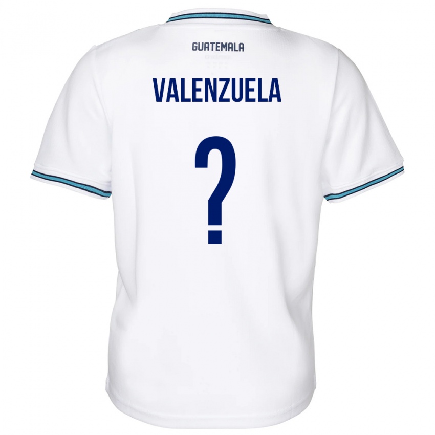 Mujer Camiseta Guatemala Briana Valenzuela #0 Blanco 1ª Equipación 24-26 La Camisa