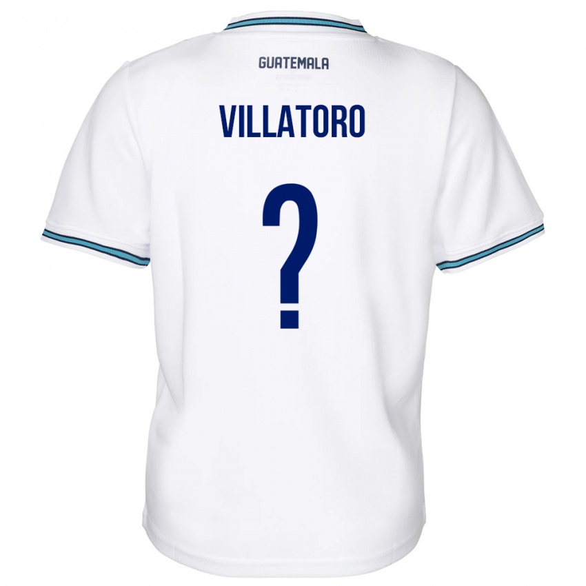 Mujer Camiseta Guatemala Grace Villatoro #0 Blanco 1ª Equipación 24-26 La Camisa