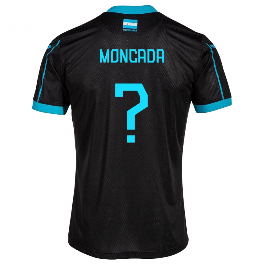 Mujer Camiseta Honduras Linda Moncada #0 Negro 2ª Equipación 24-26 La Camisa