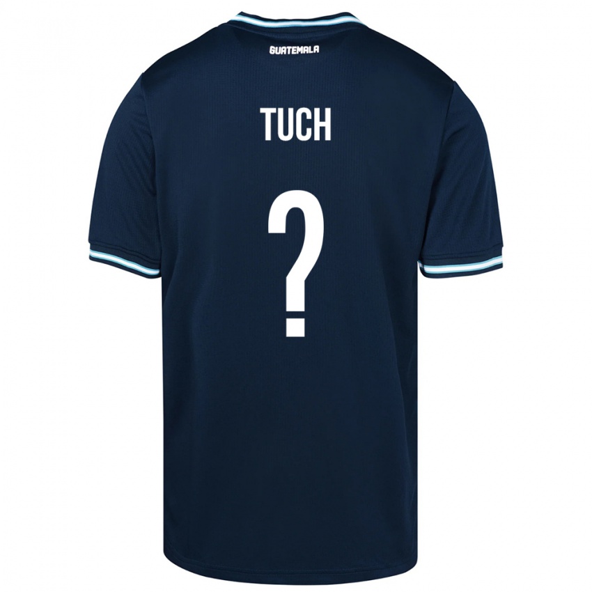 Mujer Camiseta Guatemala Lorenzo Tuch #0 Azul 2ª Equipación 24-26 La Camisa