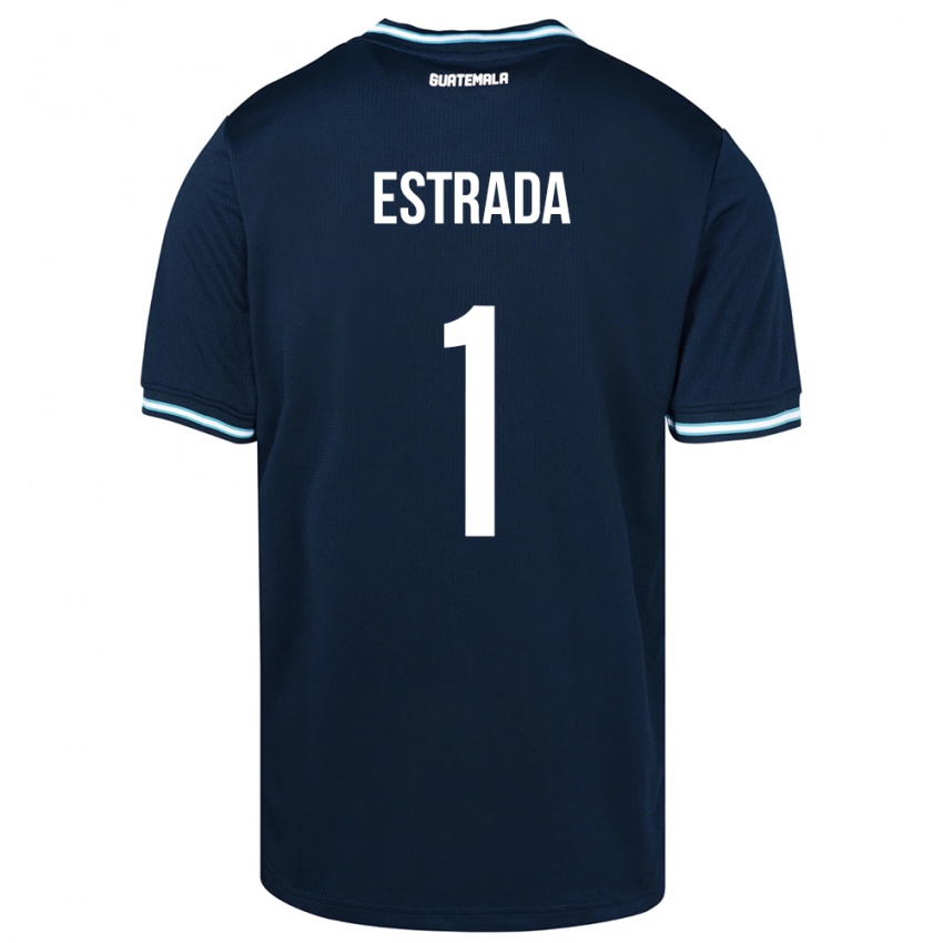 Mujer Camiseta Guatemala Alexia Estrada #1 Azul 2ª Equipación 24-26 La Camisa