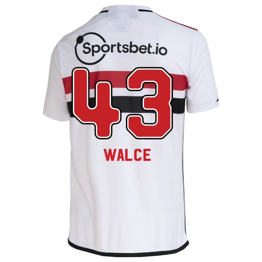 Niño Camiseta Walce #43 Blanco 1ª Equipación 2023/24 La Camisa
