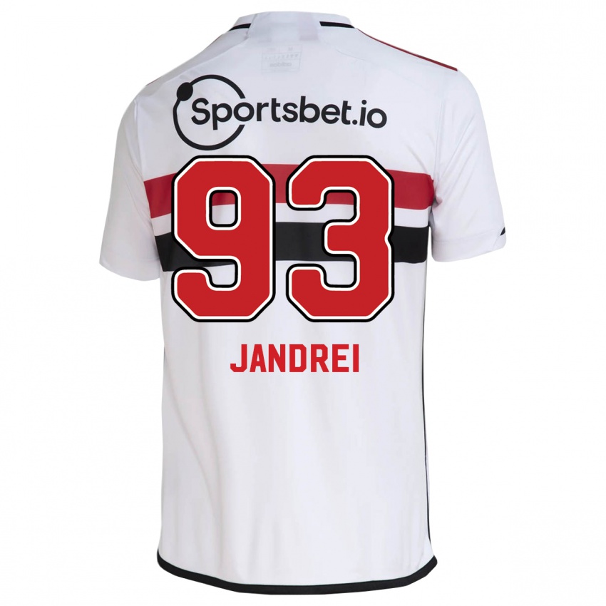 Niño Camiseta Jandrei #93 Blanco 1ª Equipación 2023/24 La Camisa