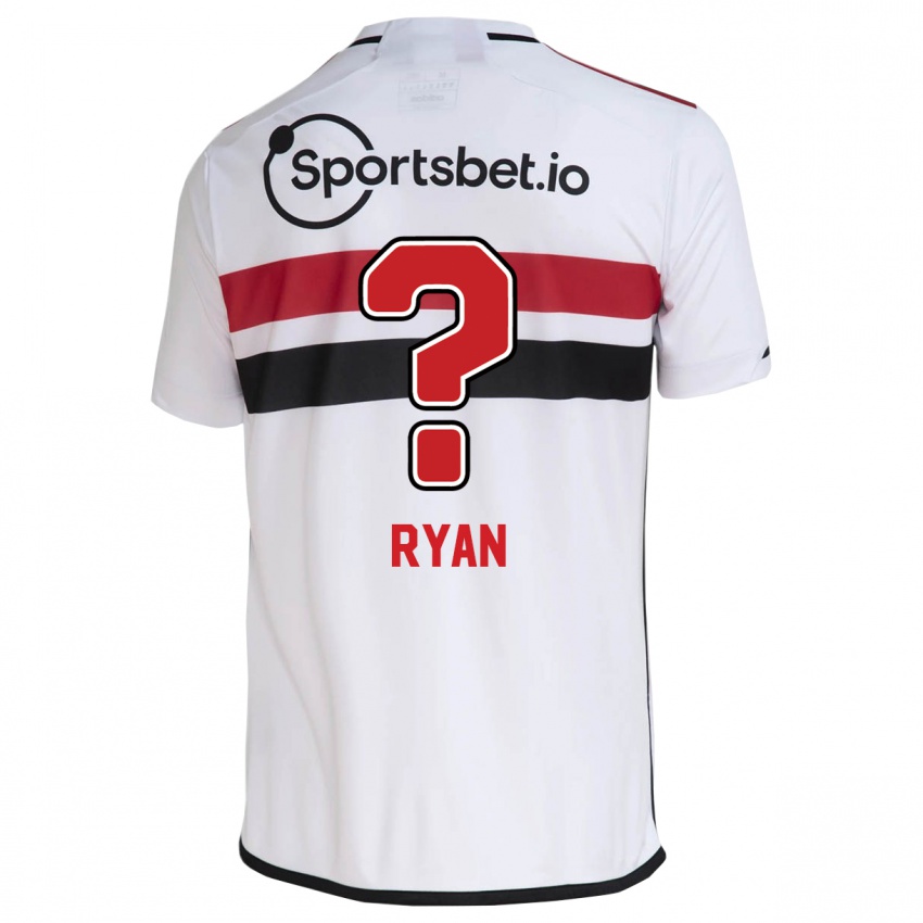 Niño Camiseta Ryan #0 Blanco 1ª Equipación 2023/24 La Camisa