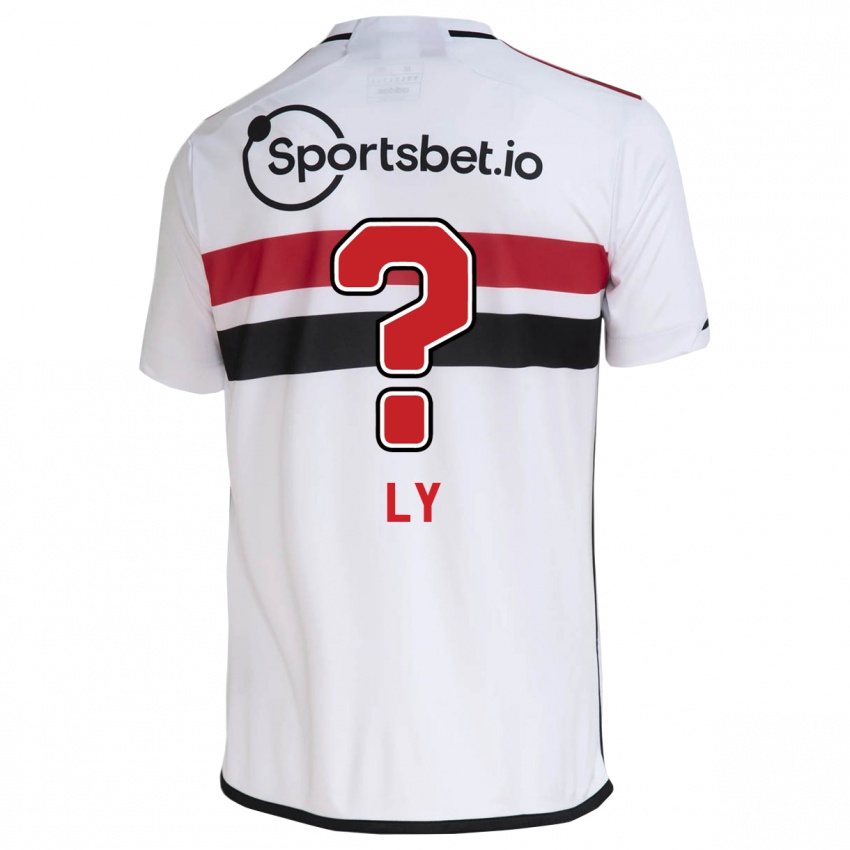 Niño Camiseta Iba Ly #0 Blanco 1ª Equipación 2023/24 La Camisa