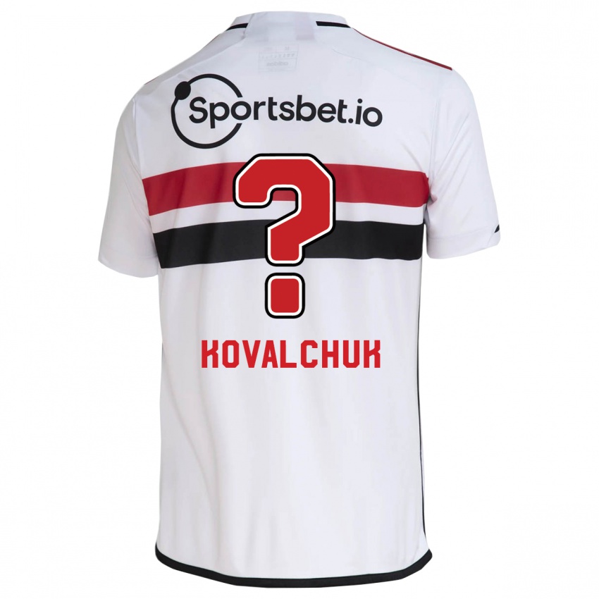 Niño Camiseta Filipp Kovalchuk #0 Blanco 1ª Equipación 2023/24 La Camisa