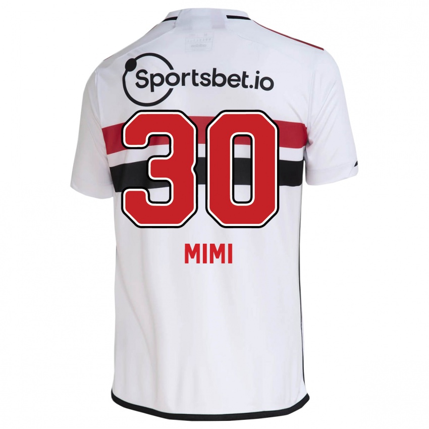 Niño Camiseta Mimi #30 Blanco 1ª Equipación 2023/24 La Camisa