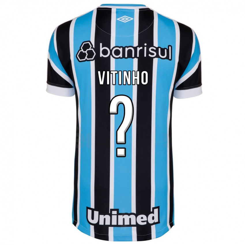 Niño Camiseta Vitinho #0 Azul 1ª Equipación 2023/24 La Camisa