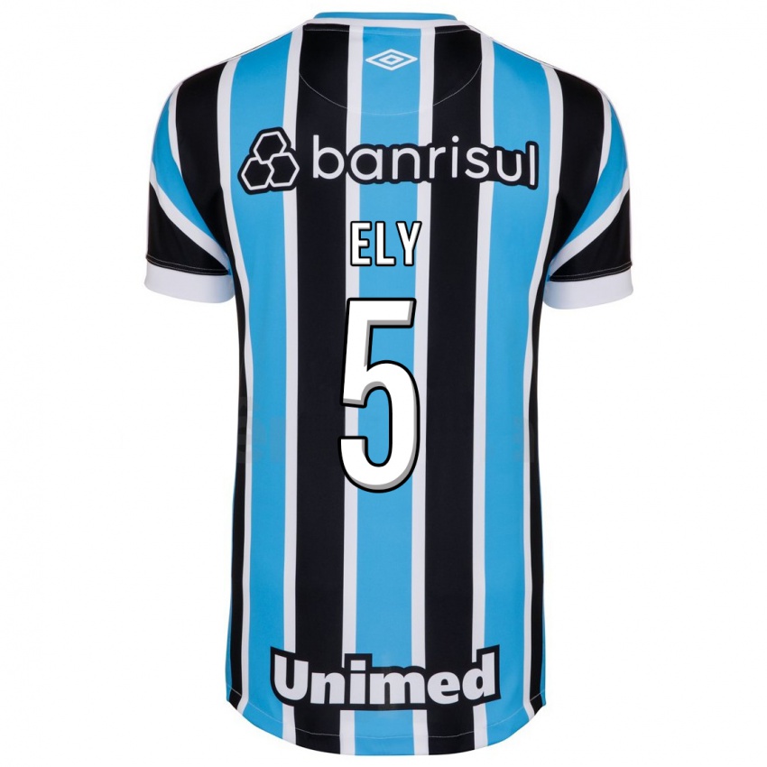 Niño Camiseta Rodrigo Ely #5 Azul 1ª Equipación 2023/24 La Camisa