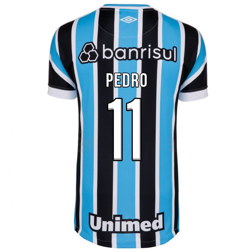 Niño Camiseta João Pedro #11 Azul 1ª Equipación 2023/24 La Camisa