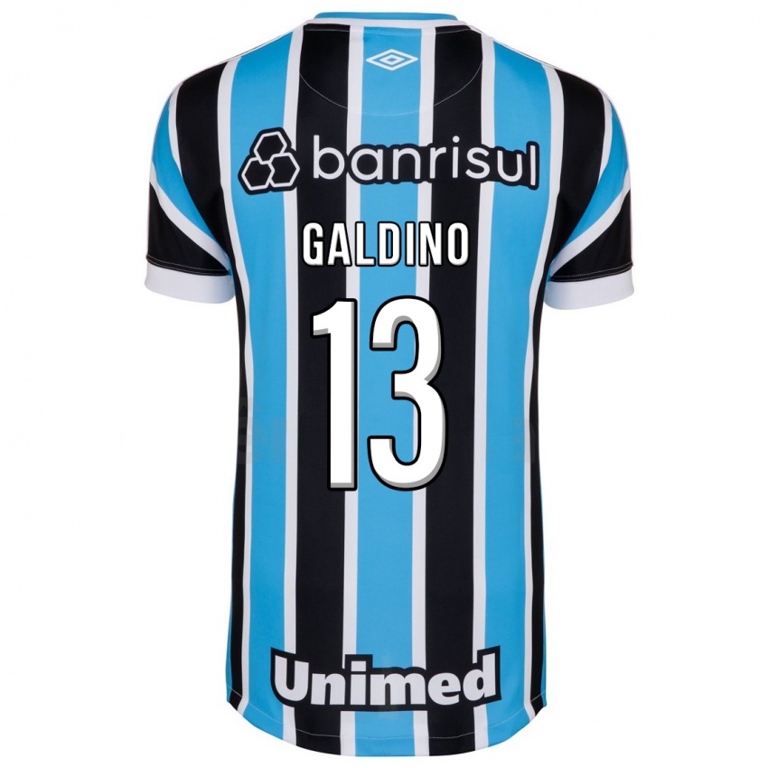 Niño Camiseta Everton Galdino #13 Azul 1ª Equipación 2023/24 La Camisa