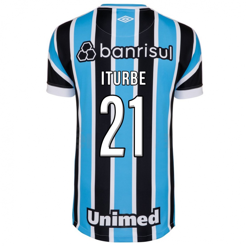 Niño Camiseta Juan Iturbe #21 Azul 1ª Equipación 2023/24 La Camisa