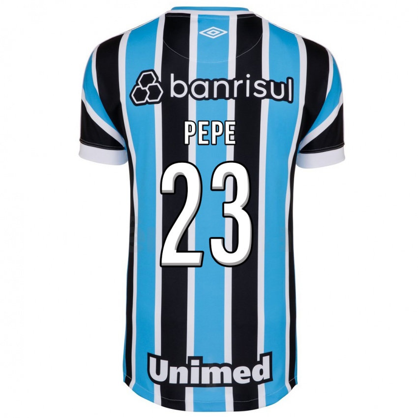 Niño Camiseta Pepê #23 Azul 1ª Equipación 2023/24 La Camisa