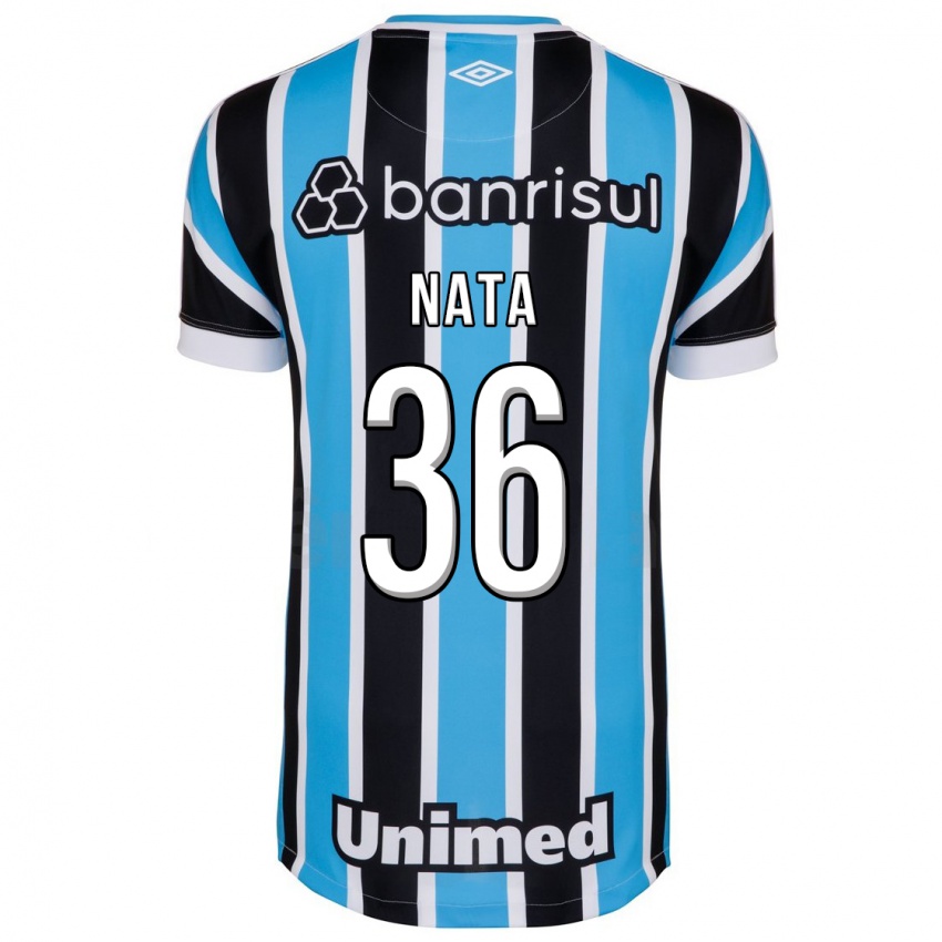 Niño Camiseta Natã #36 Azul 1ª Equipación 2023/24 La Camisa