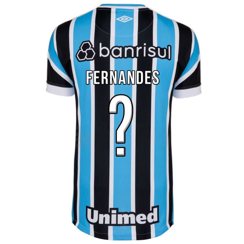 Niño Camiseta Nathan Fernandes #0 Azul 1ª Equipación 2023/24 La Camisa