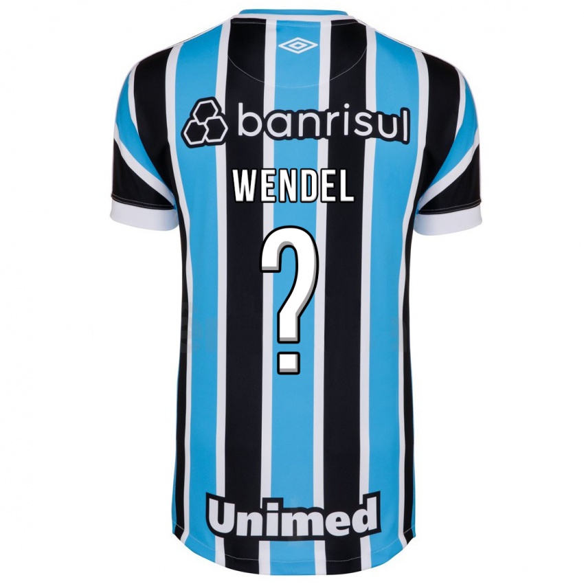Niño Camiseta Wendel #0 Azul 1ª Equipación 2023/24 La Camisa