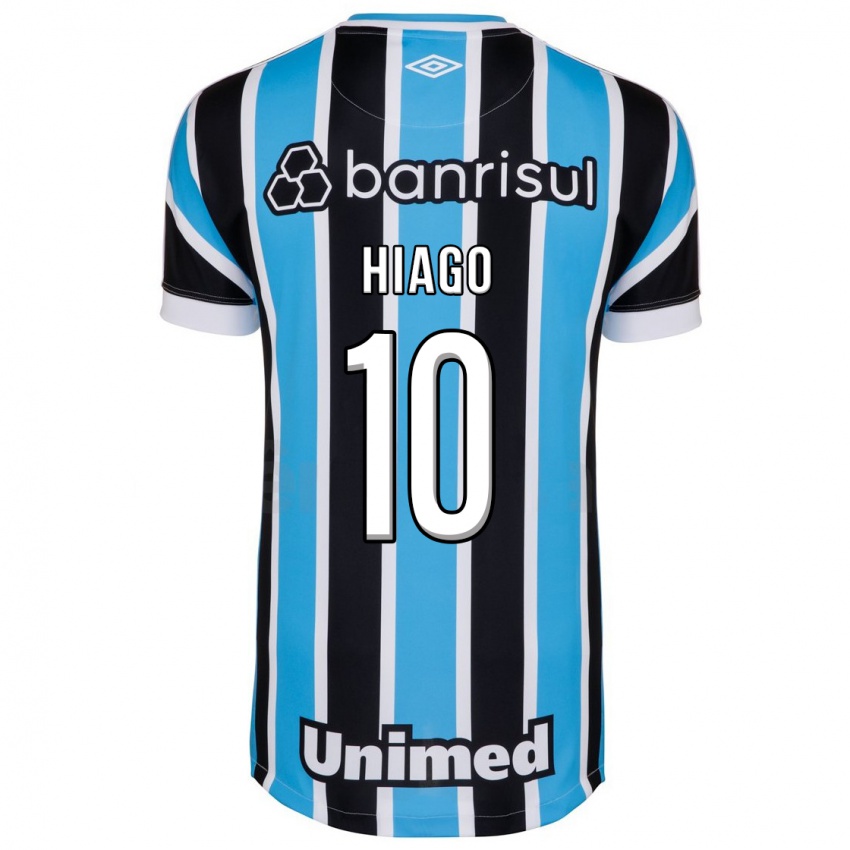 Niño Camiseta Hiago #10 Azul 1ª Equipación 2023/24 La Camisa