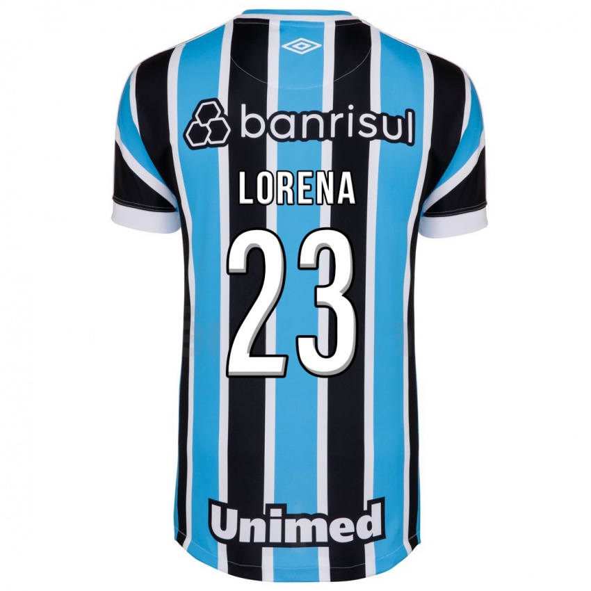 Niño Camiseta Lorena #23 Azul 1ª Equipación 2023/24 La Camisa