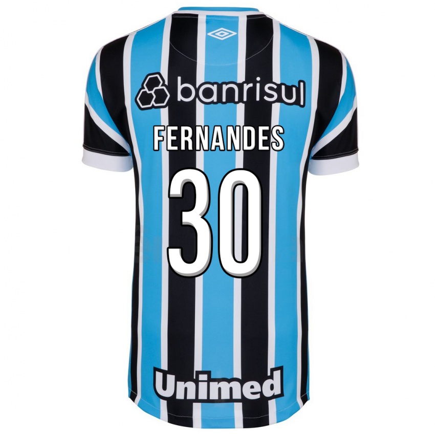 Niño Camiseta Raquel Fernandes #30 Azul 1ª Equipación 2023/24 La Camisa